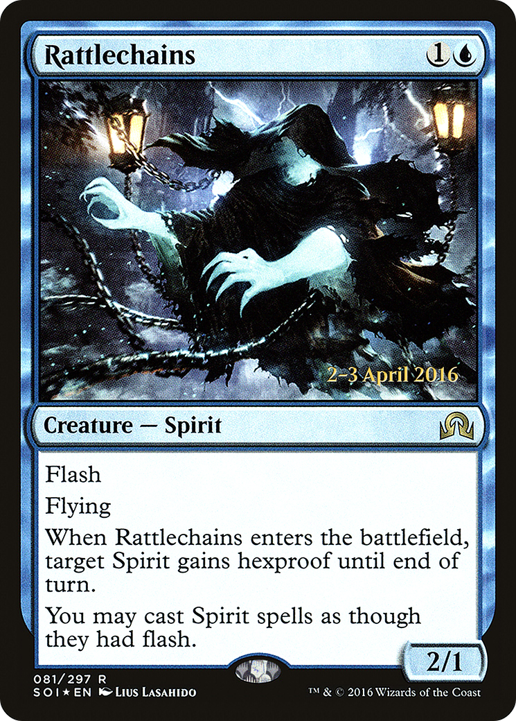 Rattlechains (PRE-81S) - Shadows over Innistrad Promos (Prerelease) Foil