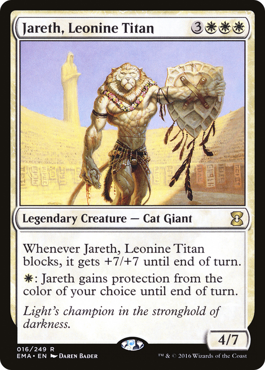 Jareth, Leonine Titan (EMA-016) - Eternal Masters Foil