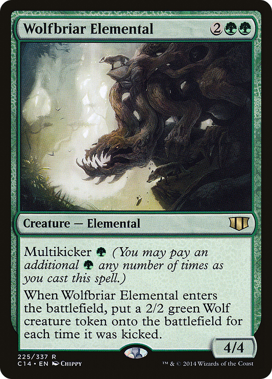 Wolfbriar Elemental (C14-225) - Commander 2014