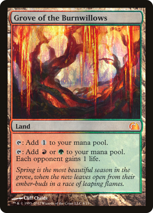 Grove of the Burnwillows (V12-008) - From the Vault: Realms Foil