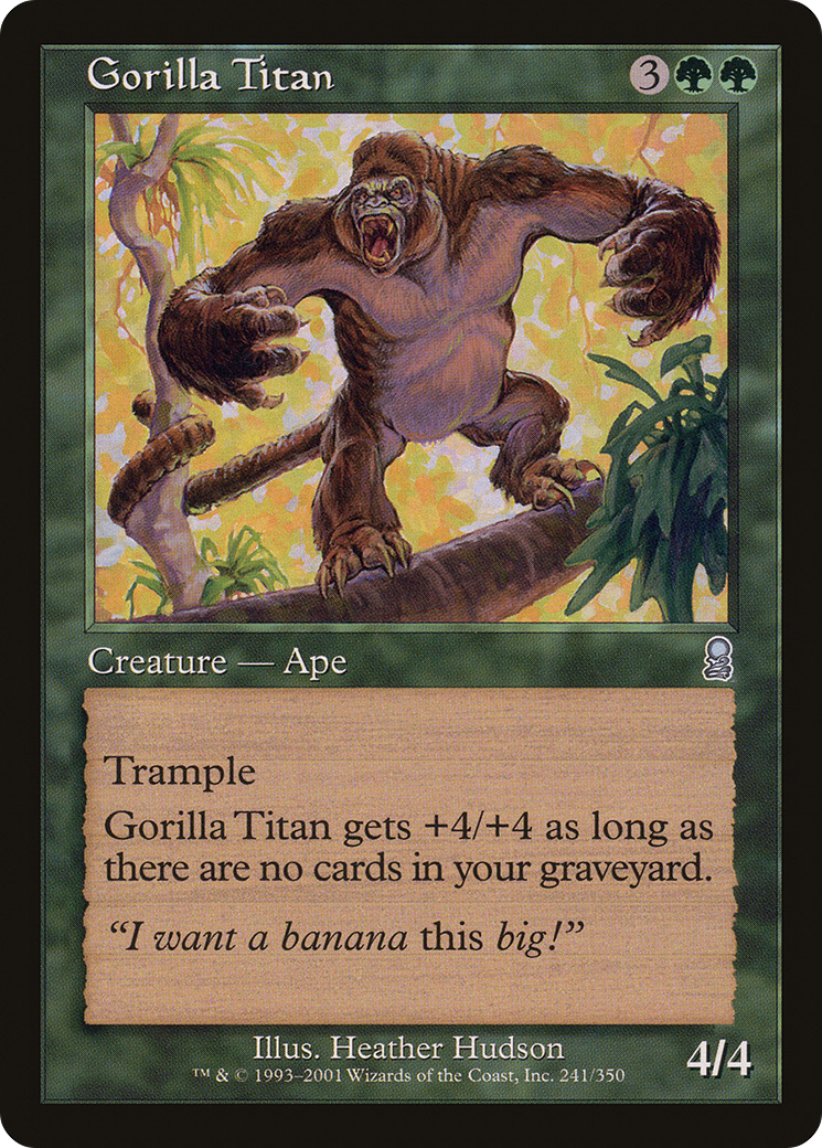 Gorilla Titan (ODY-241) - Odyssey Foil