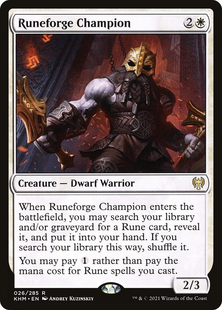 Runeforge Champion  (KHM-026) - Kaldheim