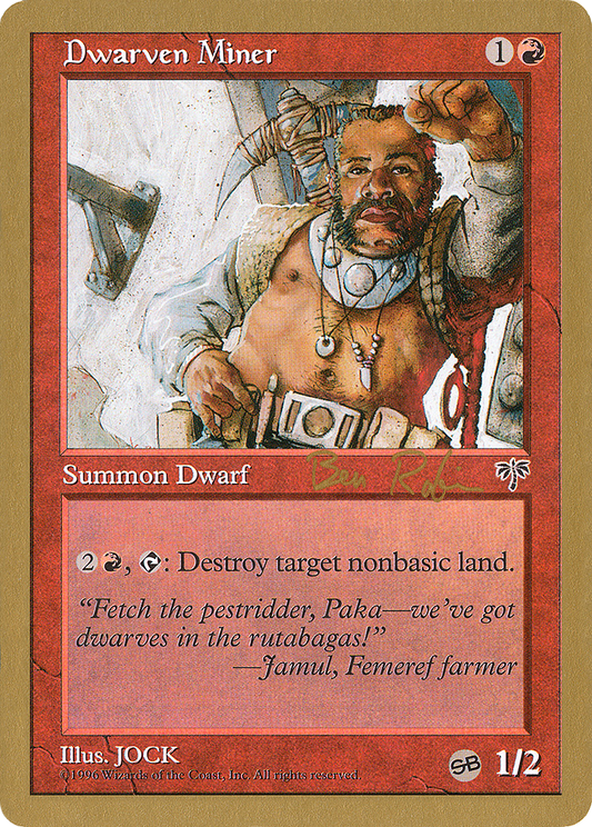 Dwarven Miner (WC98-BR169SB) - World Championship Decks 1998