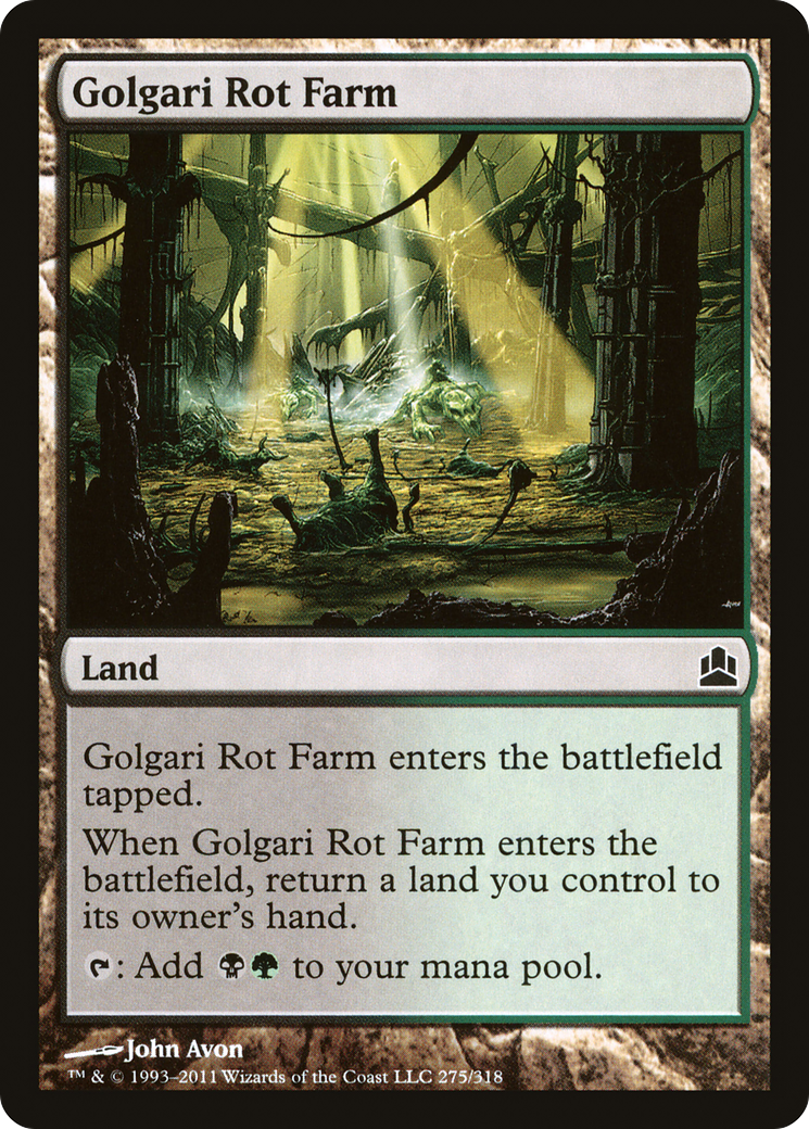 Golgari Rot Farm (CMD-275) - Commander 2011