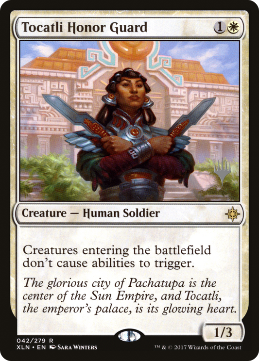 Tocatli Honor Guard (PXLN-42P) - Ixalan Promos Foil