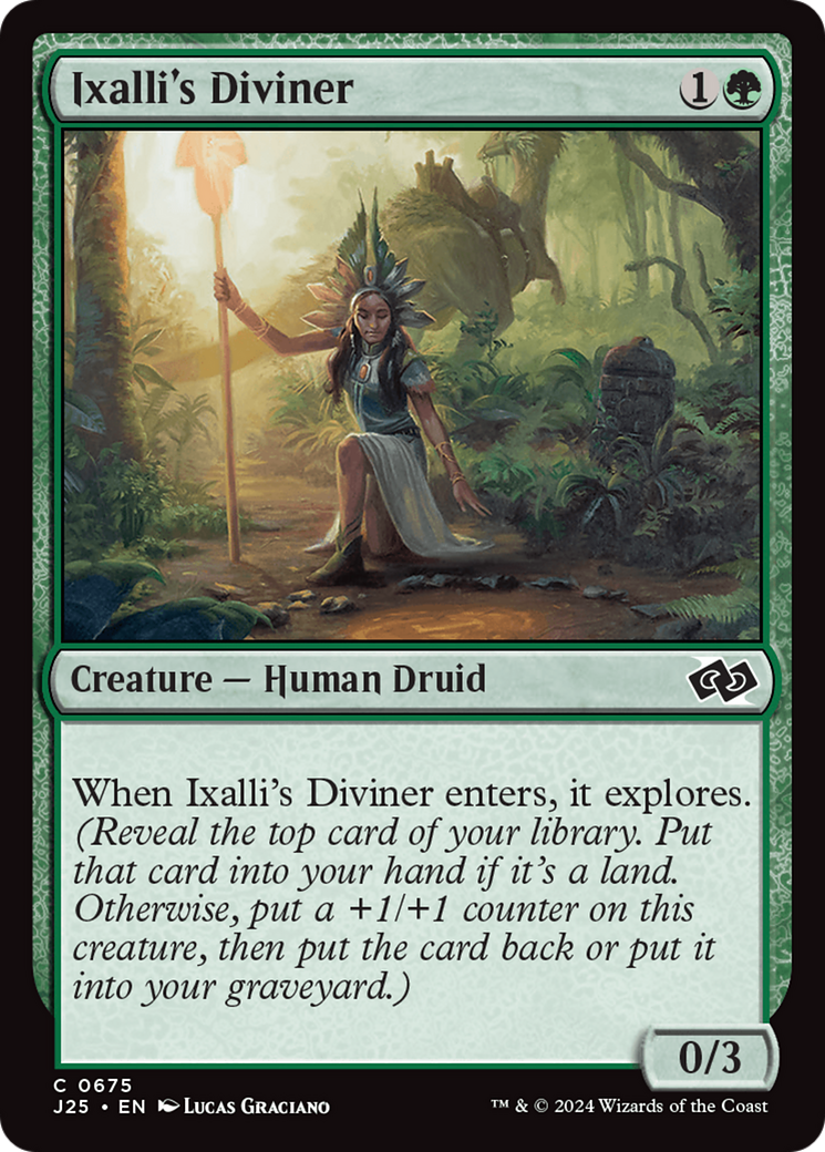 Ixalli's Diviner (J25-675) - Foundations Jumpstart