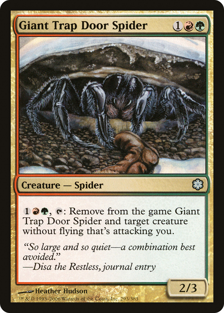 Giant Trap Door Spider (CST-293) - Coldsnap Theme Decks