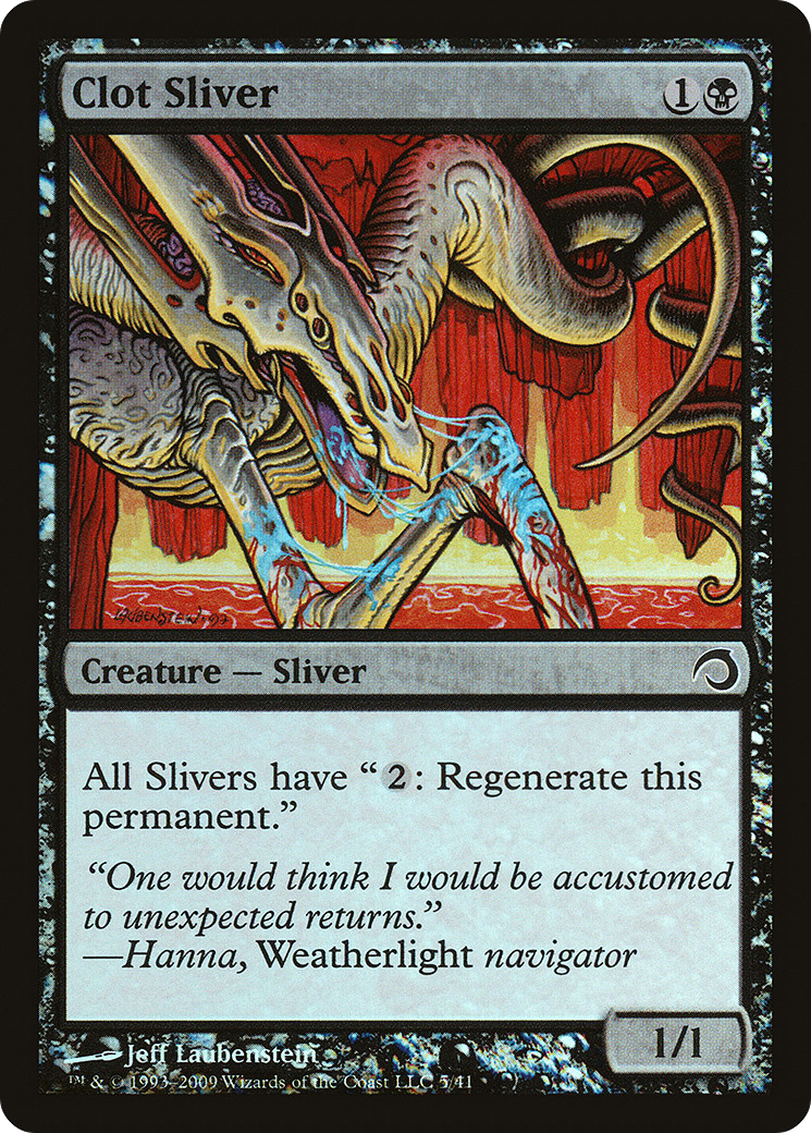 Clot Sliver (H09-005) - Premium Deck Series: Slivers Foil