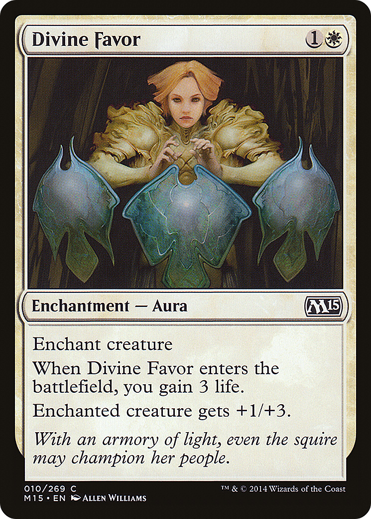 Divine Favor (M15-010) - Magic 2015 Foil