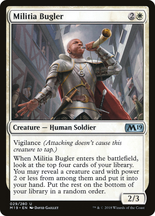 Militia Bugler (M19-029) - Core Set 2019