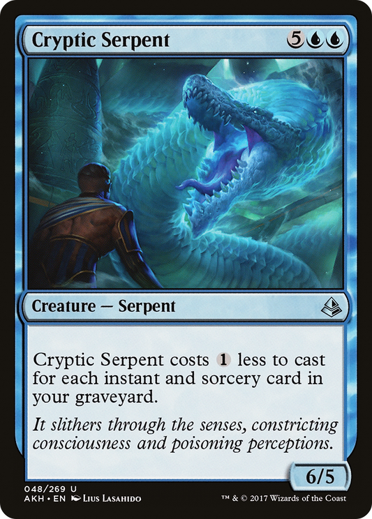 Cryptic Serpent (AKH-048) - Amonkhet Foil