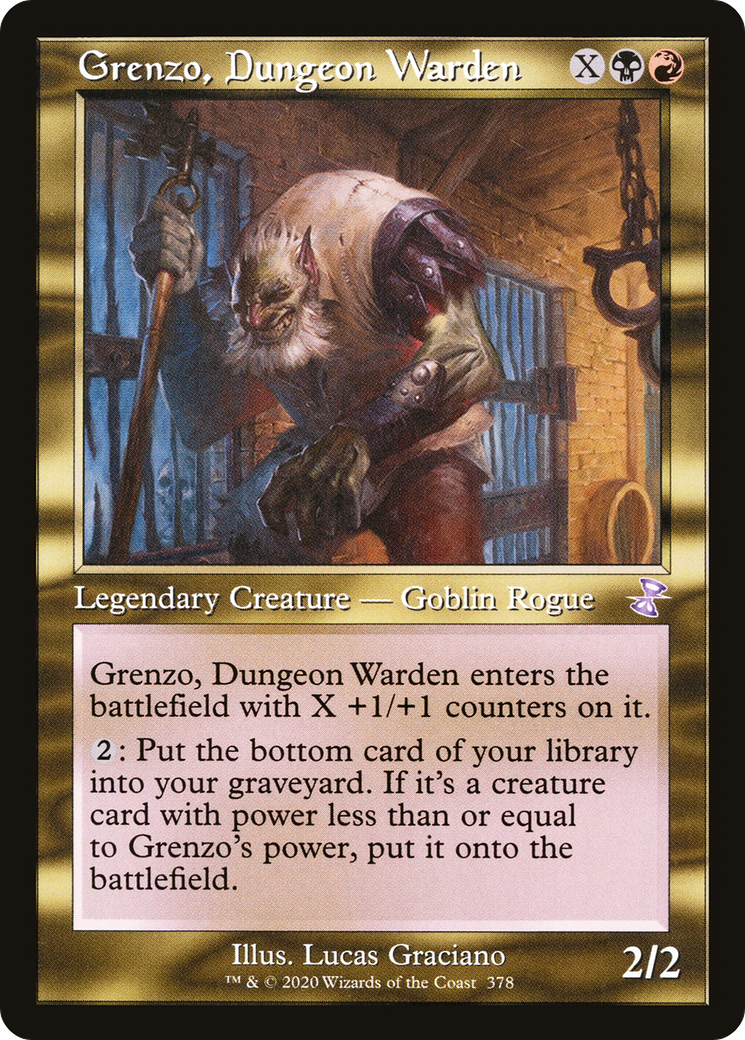 Grenzo, Dungeon Warden (TSR-378) - Time Spiral Remastered Foil