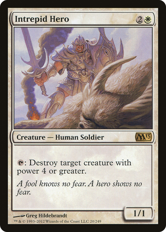 Intrepid Hero (M13-020) - Magic 2013 Foil