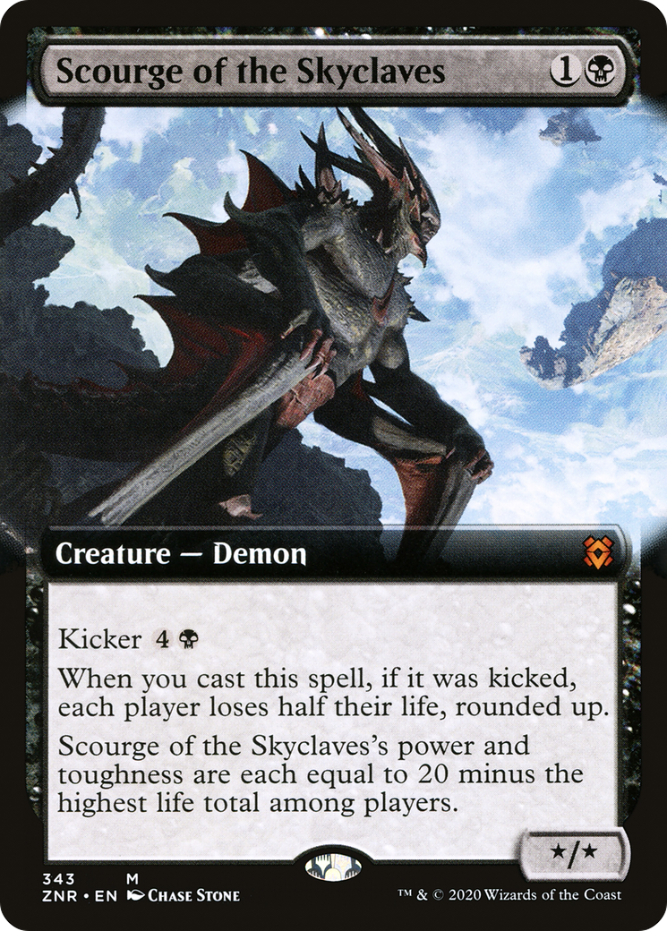 Scourge of the Skyclaves (ZNR-343) - Zendikar Rising: (Extended Art) Foil
