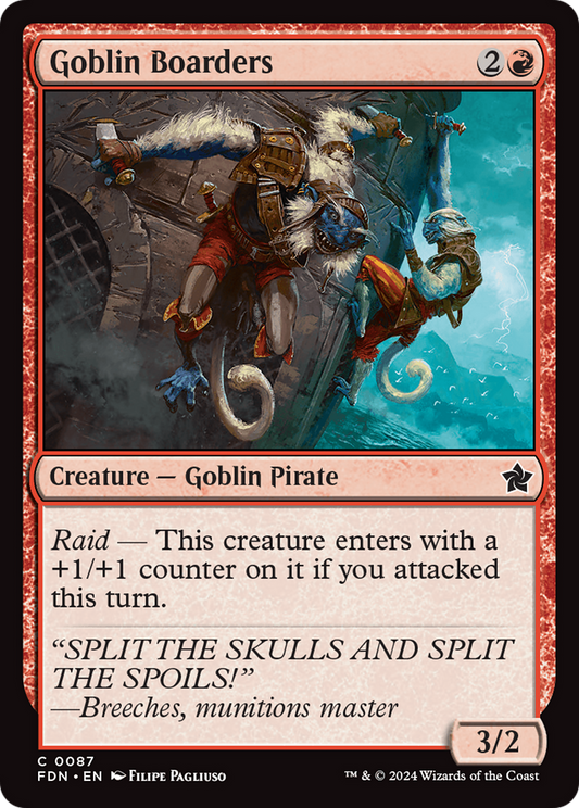 Goblin Boarders (FDN-087) - Foundations Foil