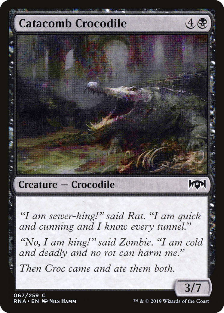 Catacomb Crocodile (RNA-067) - Ravnica Allegiance