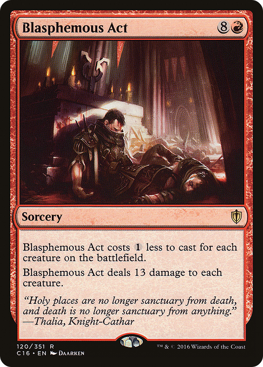 Blasphemous Act (C16-120) - Commander 2016