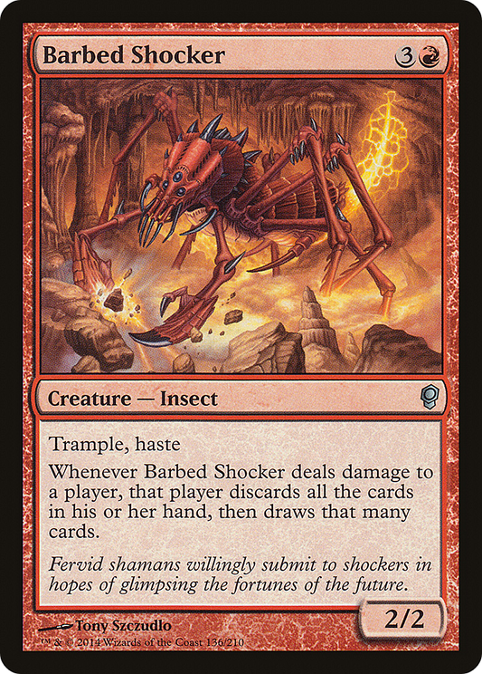 Barbed Shocker (CNS-136) - Conspiracy Foil