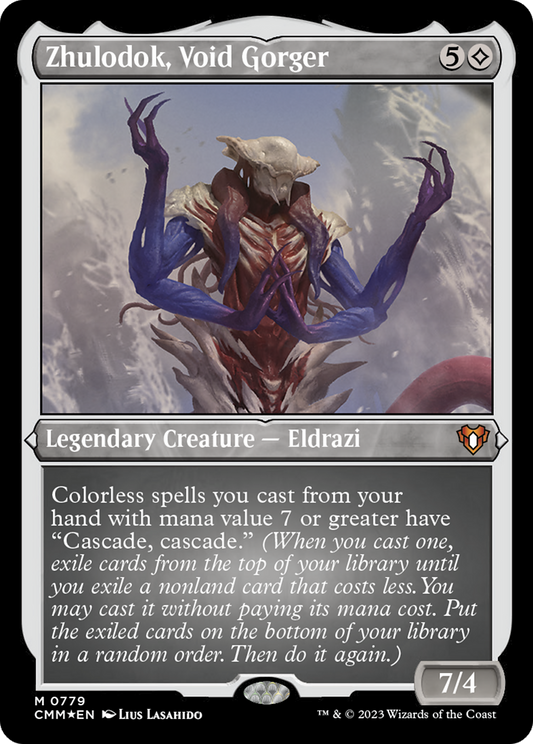 Zhulodok, Void Gorger (CMM-779) - Commander Masters Etched Foil