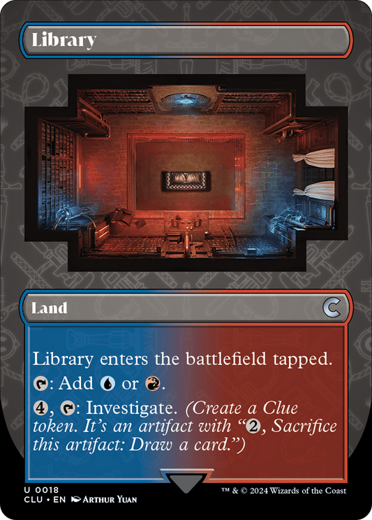 Library (CLU-018) - Ravnica: Clue Edition (Borderless)