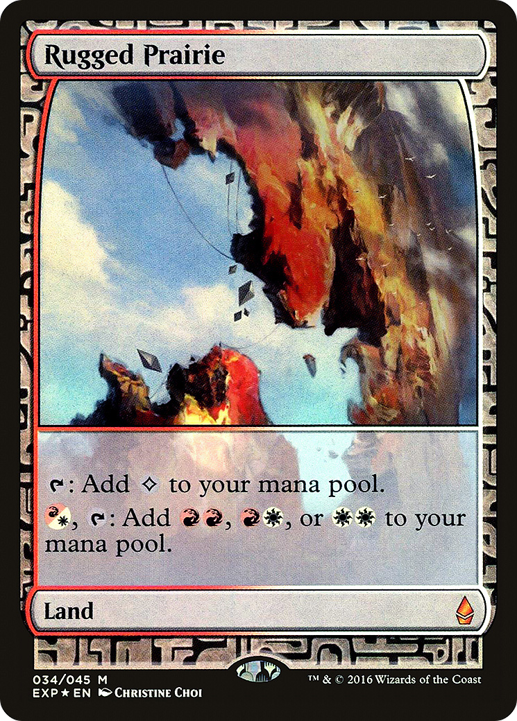 Rugged Prairie (EXP-034) - Zendikar Expeditions Foil