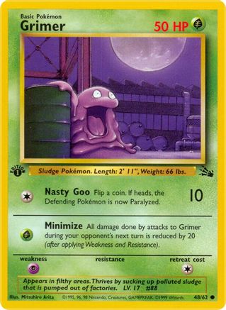 Grimer (48/62) - Fossil  - Common