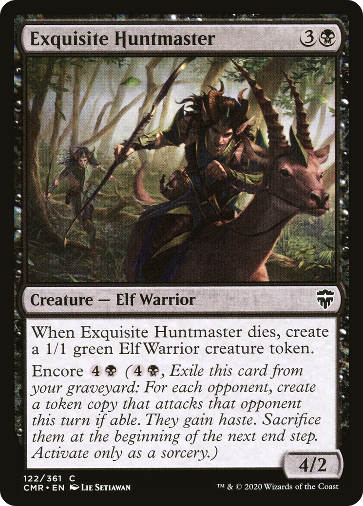 Exquisite Huntmaster (CMR-122) - Commander Legends Foil