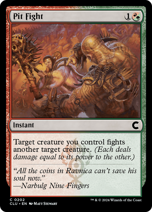 Pit Fight (CLU-202) - Ravnica: Clue Edition