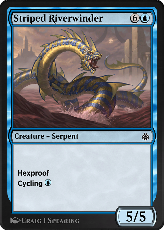 Striped Riverwinder (AKR-082) - Amonkhet Remastered