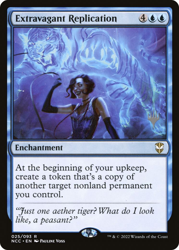 Extravagant Replication (PPSNC-025) - New Capenna Commander Promos Foil (Promo Pack)