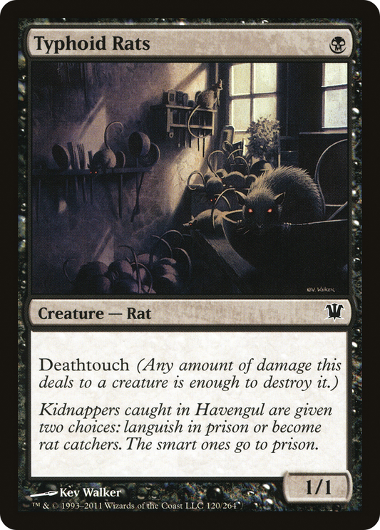 Typhoid Rats (ISD-120) - Innistrad Foil