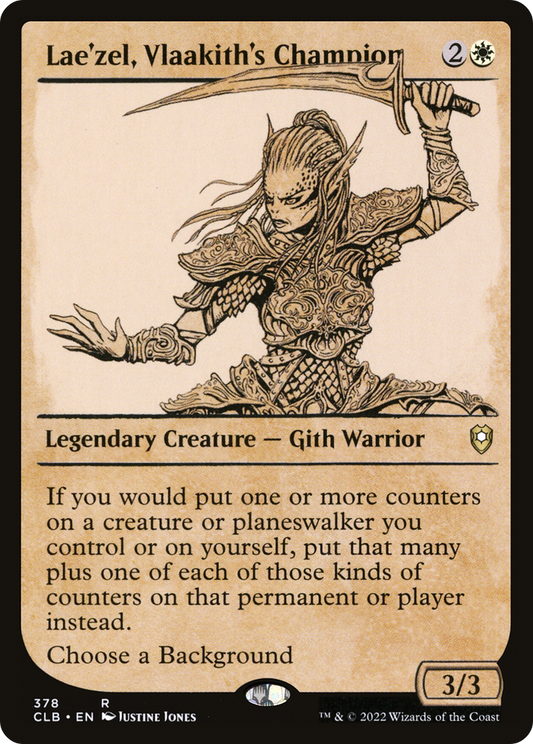 Lae'zel, Vlaakith's Champion (CLB-378) - Commander Legends: Battle for Baldur's Gate: (Showcase) Foil