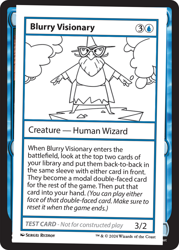 Blurry Visionary  (MB2PC-) - Mystery Booster 2 (Playtest)