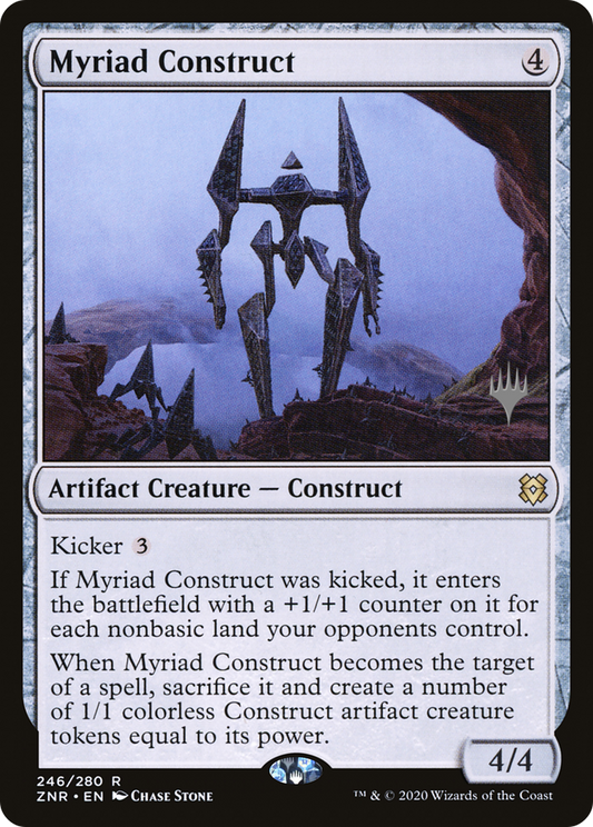 Myriad Construct (PPZNR-246P) - Zendikar Rising Promos Foil (Promo Pack)