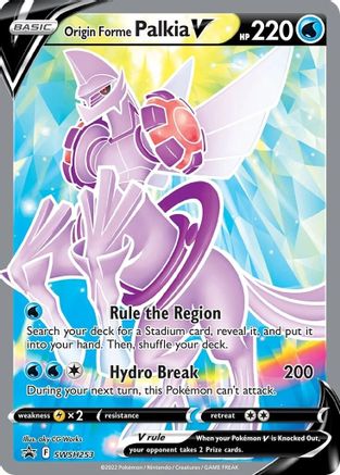 Origin Forme Palkia V (SWSH253/307) - SWSH Sword & Shield Promo Cards Holofoil - Promo