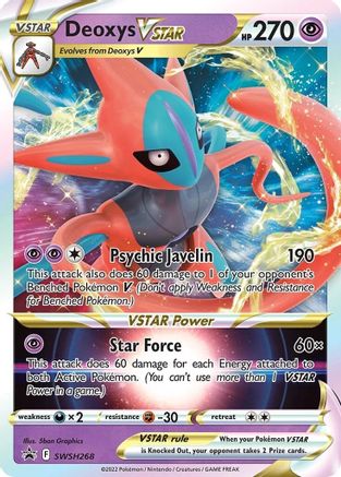 Deoxys VSTAR SWSH268 - SWSH Sword & Shield Promo Cards Holofoil - Promo