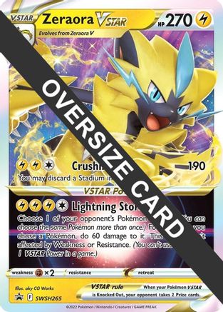 Zeraora VSTAR - SWSH265 SWSH265 - Jumbo Cards Holofoil