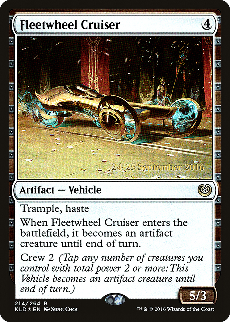 Fleetwheel Cruiser (PRE-214S) - Kaladesh Promos (Prerelease) Foil