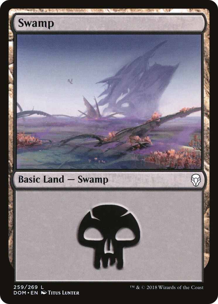 Swamp (DOM-259) - Dominaria Foil