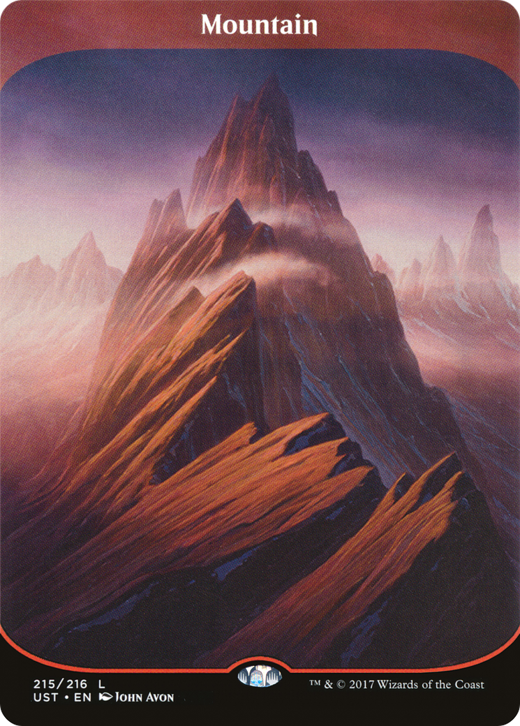 Mountain  (Borderless)(UST-215) - Unstable Foil