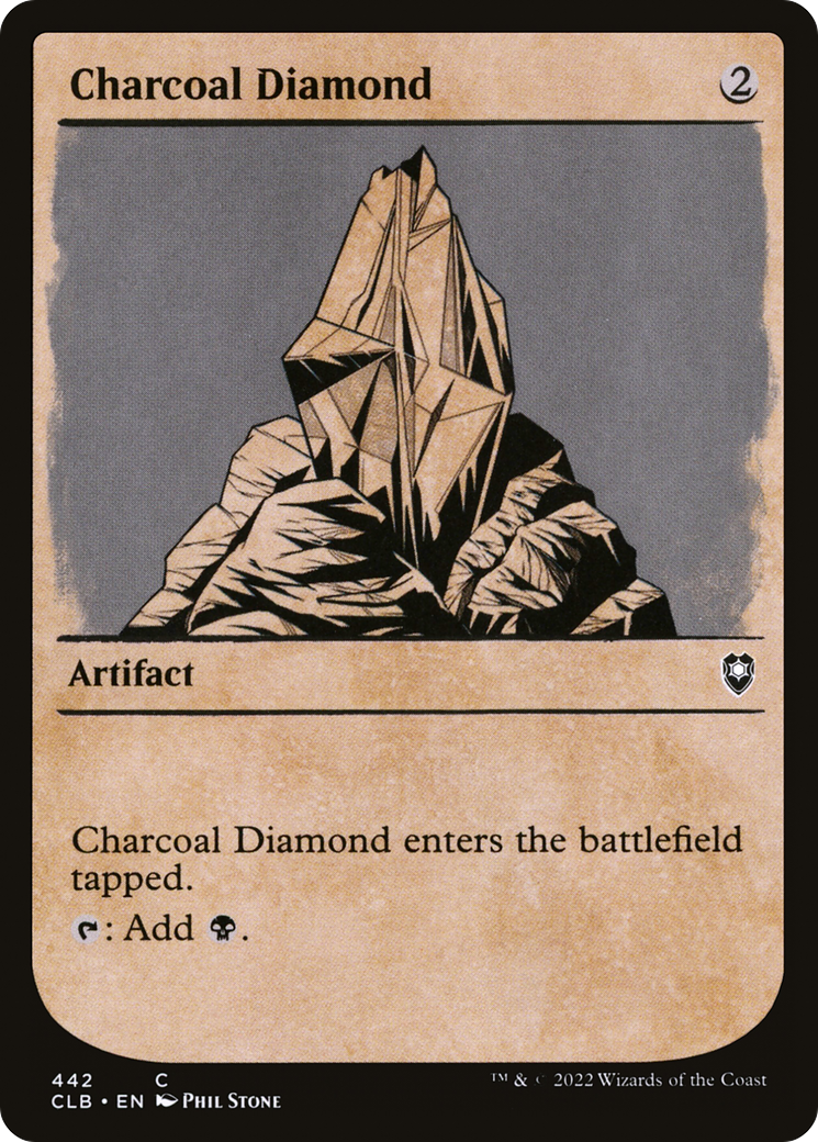 Charcoal Diamond (CLB-442) - Commander Legends: Battle for Baldur's Gate: (Showcase) Foil