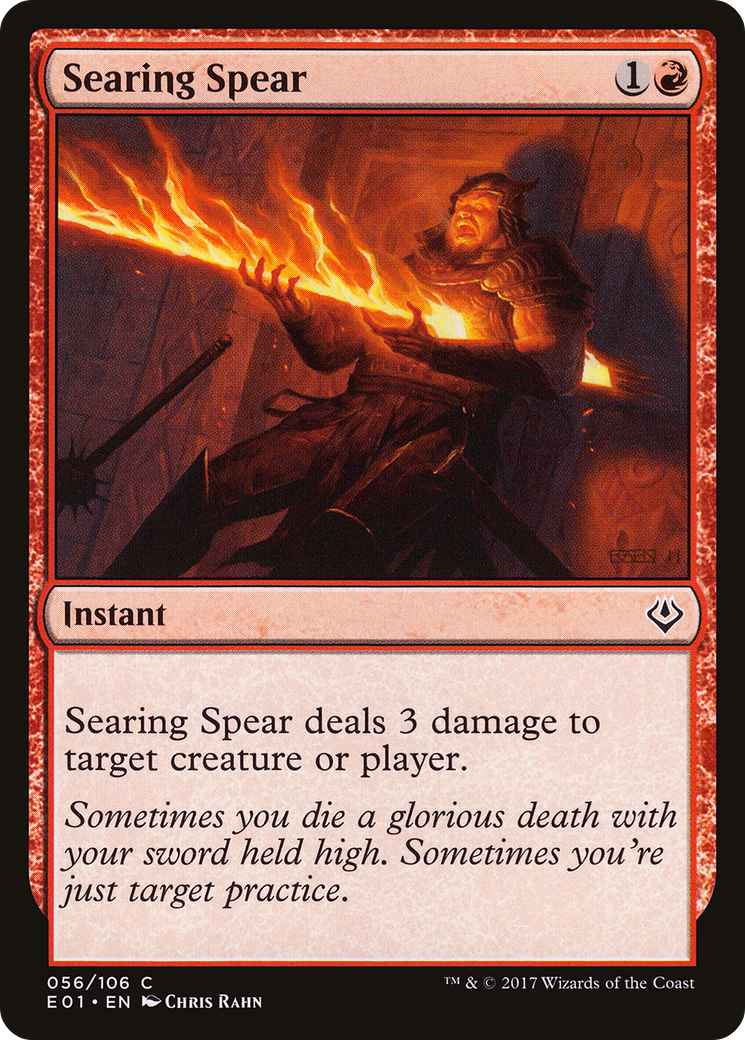 Searing Spear (E01-056) - Archenemy: Nicol Bolas