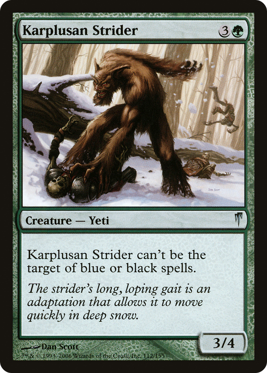 Karplusan Strider (CSP-112) - Coldsnap Foil