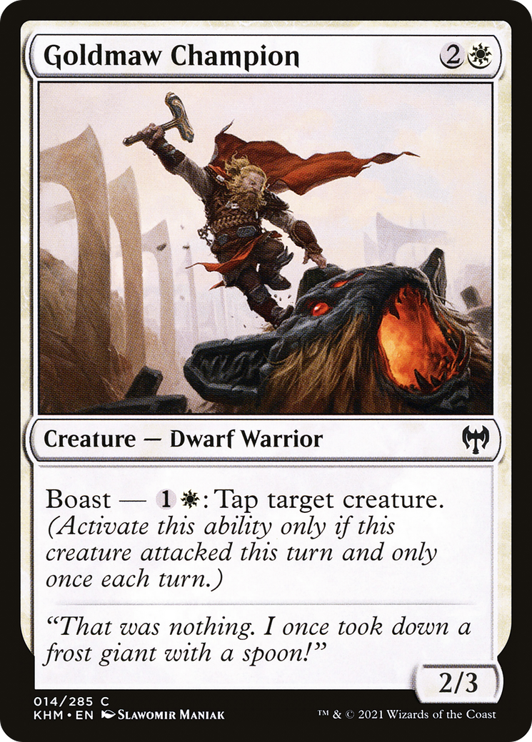 Goldmaw Champion  (KHM-014) - Kaldheim Foil