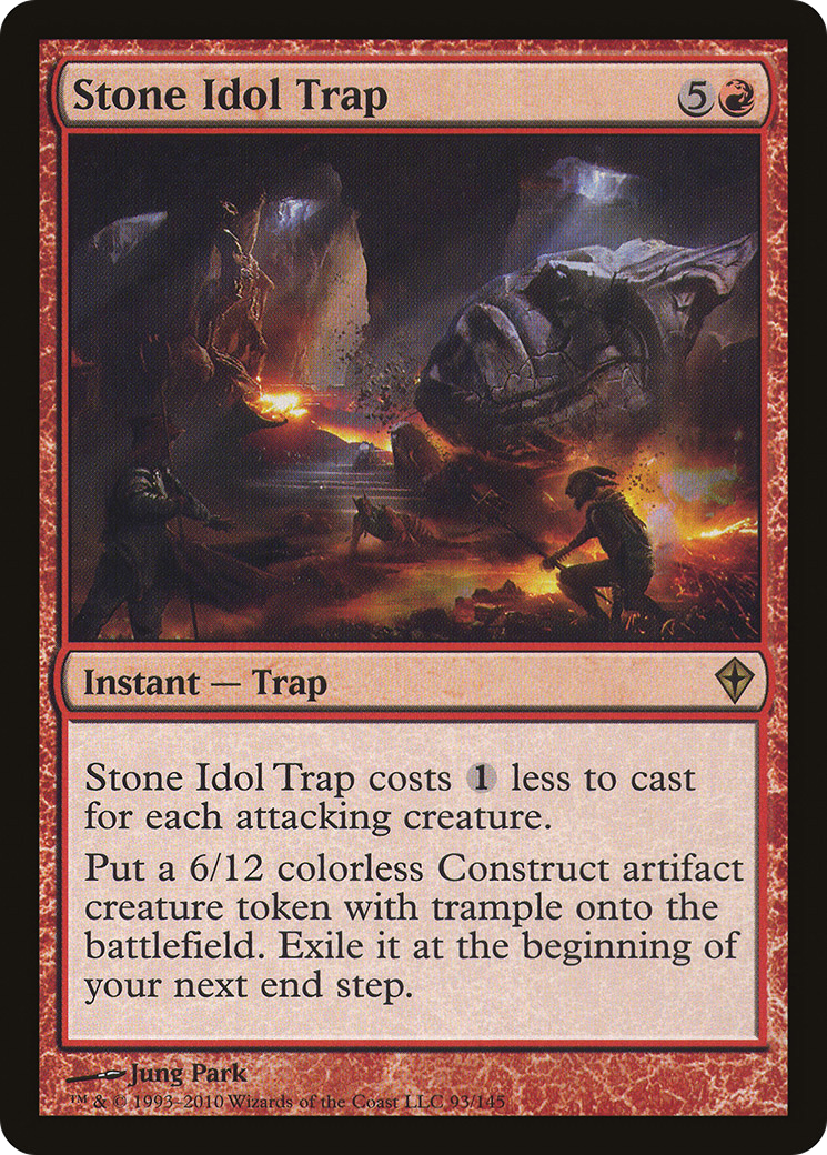 Stone Idol Trap (WWK-093) - Worldwake Foil