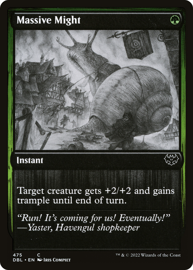 Massive Might (DBL-475) - Innistrad: Double Feature