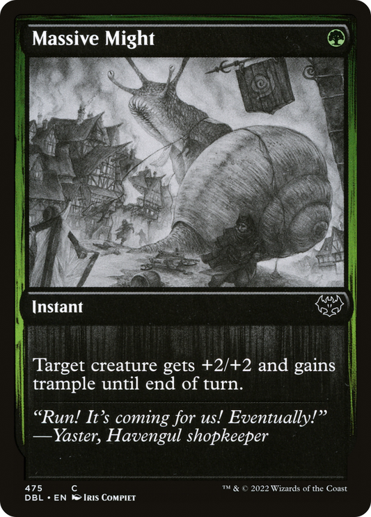 Massive Might (DBL-475) - Innistrad: Double Feature