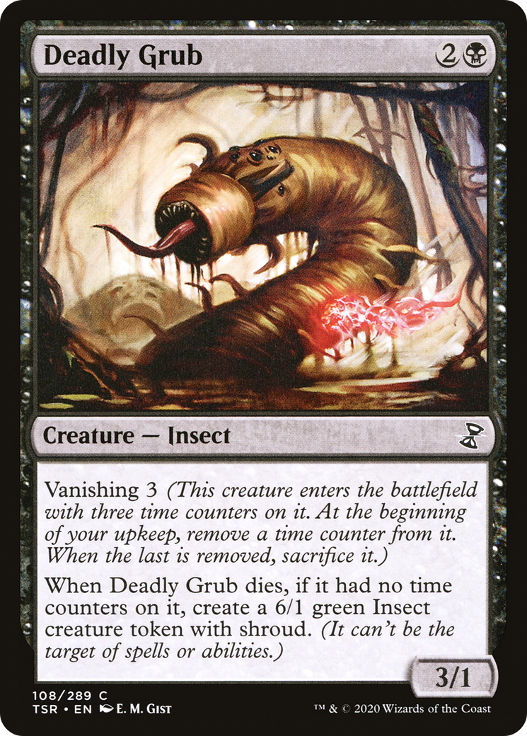 Deadly Grub (TSR-108) - Time Spiral Remastered Foil