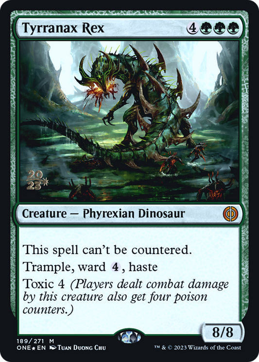 Tyrranax Rex (PONE-189S) - Phyrexia: All Will Be One Promos Foil