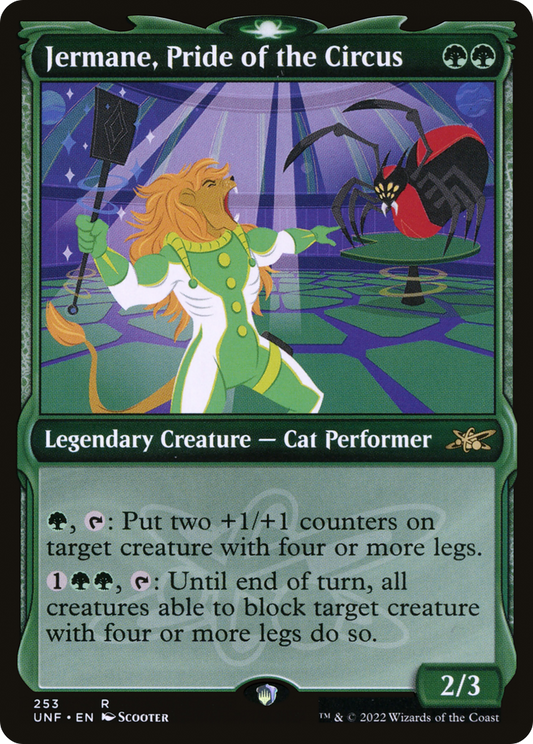 Jermane, Pride of the Circus (UNF-253) - Unfinity: (Showcase) Foil